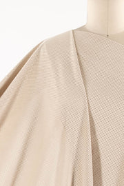 Ivory Perforated Ultrasuede