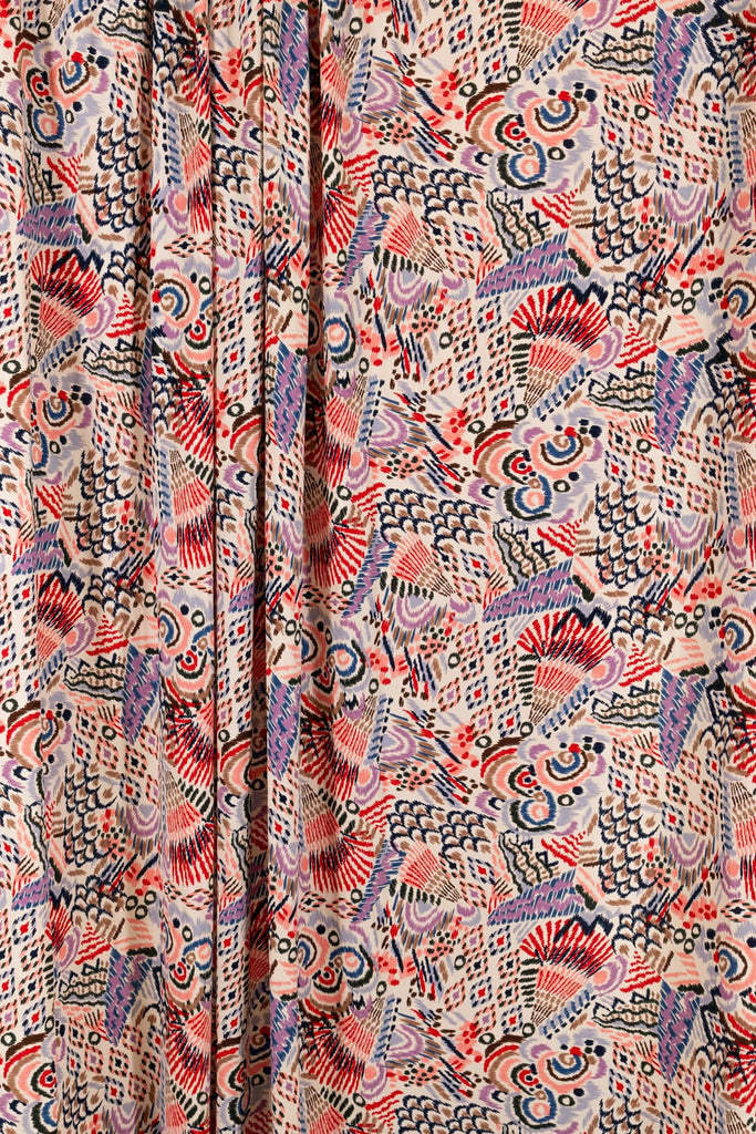 Ivory Razzle Dazzle Woven - Marcy Tilton Fabrics