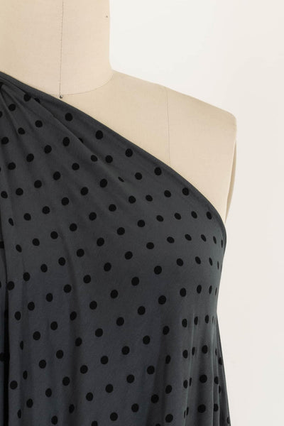 Jade Dots USA Knit - Marcy Tilton Fabrics