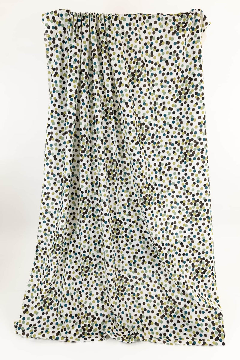 Junior Mint Dots Cotton Woven - Marcy Tilton Fabrics