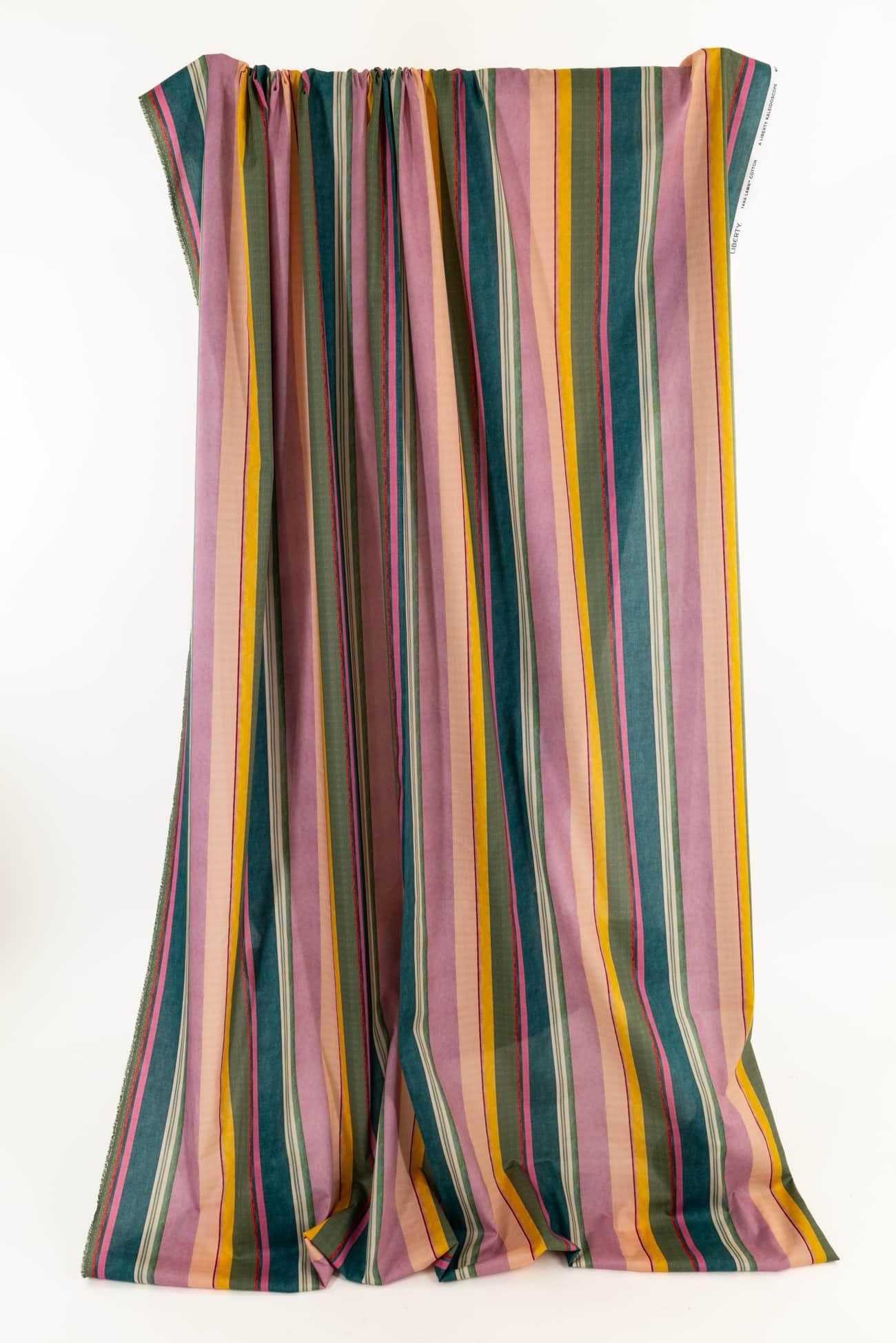 Kaleidostripe Liberty Cotton Woven - Marcy Tilton Fabrics