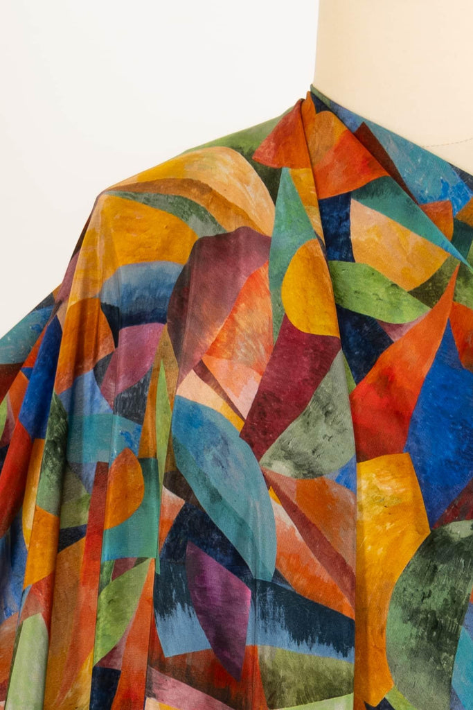 Kandinsky Liberty Silk Crepe du Chine Woven - Marcy Tilton Fabrics