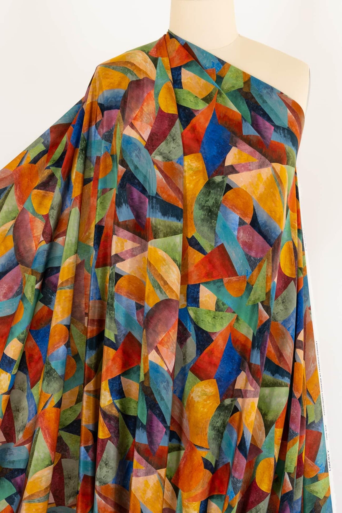 Kandinsky Liberty Silk Crepe du Chine Woven - Marcy Tilton Fabrics