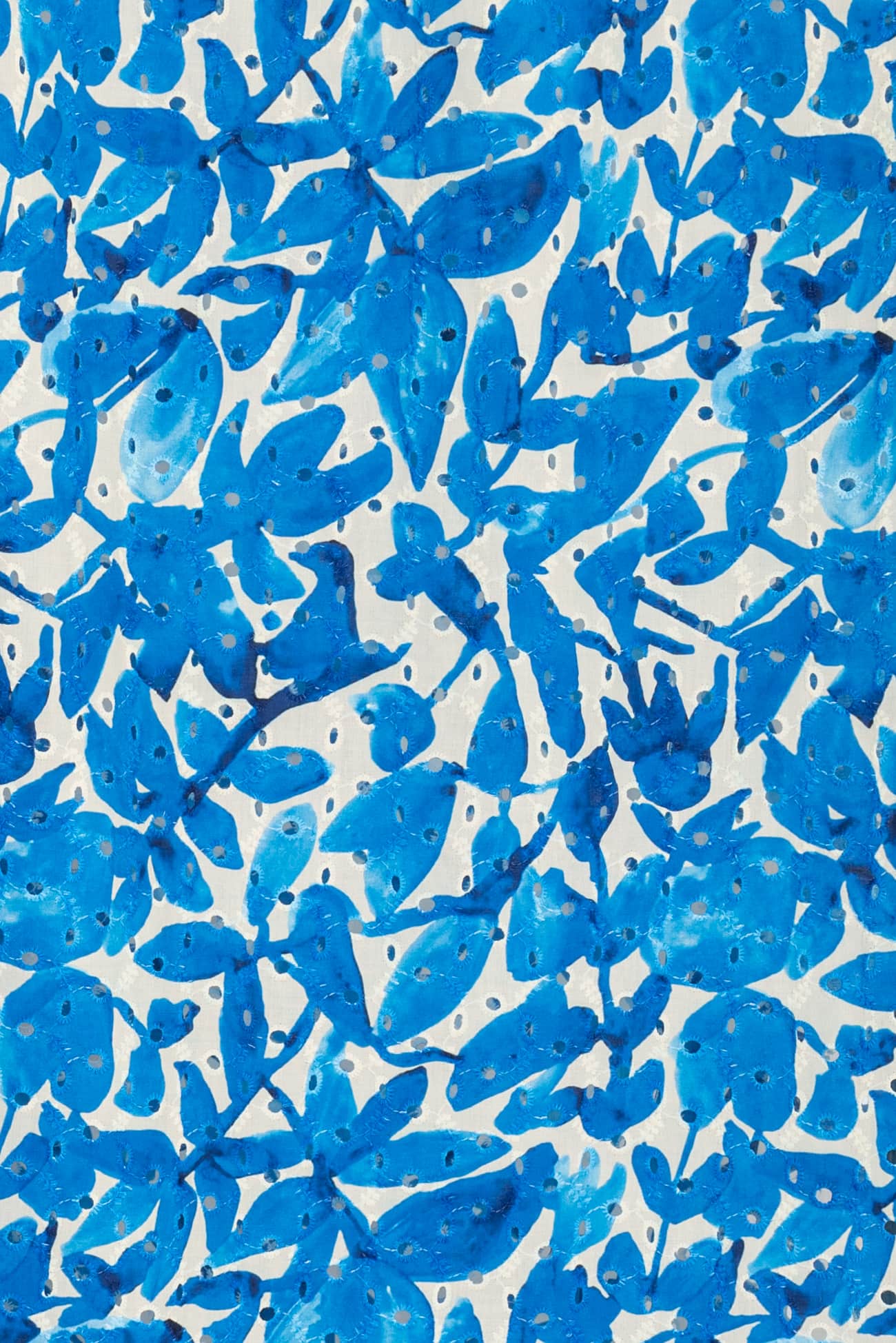 Kingfisher Cotton Eyelet Woven