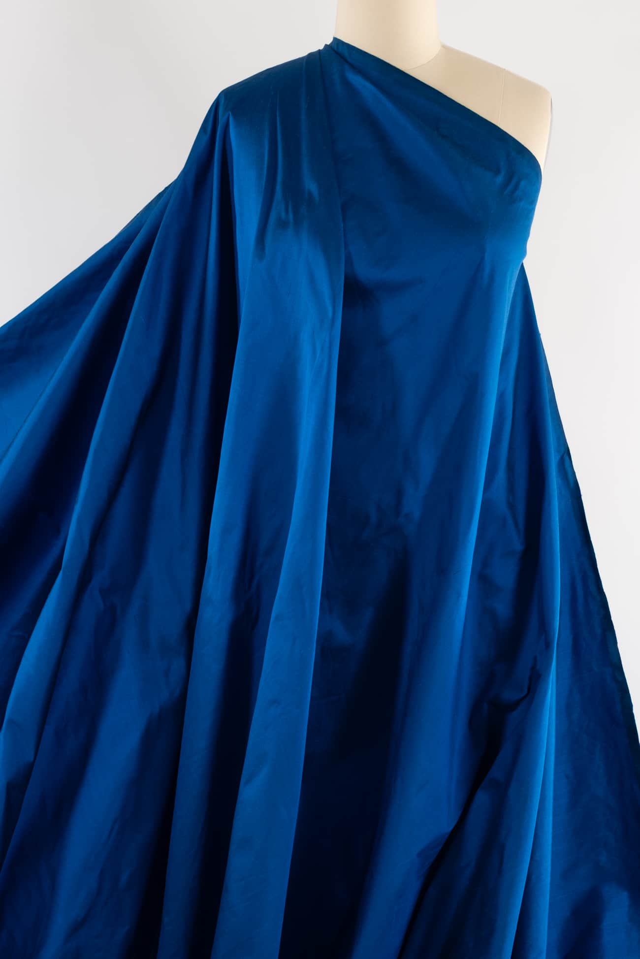 Klein Blue Silk Dupioni Woven