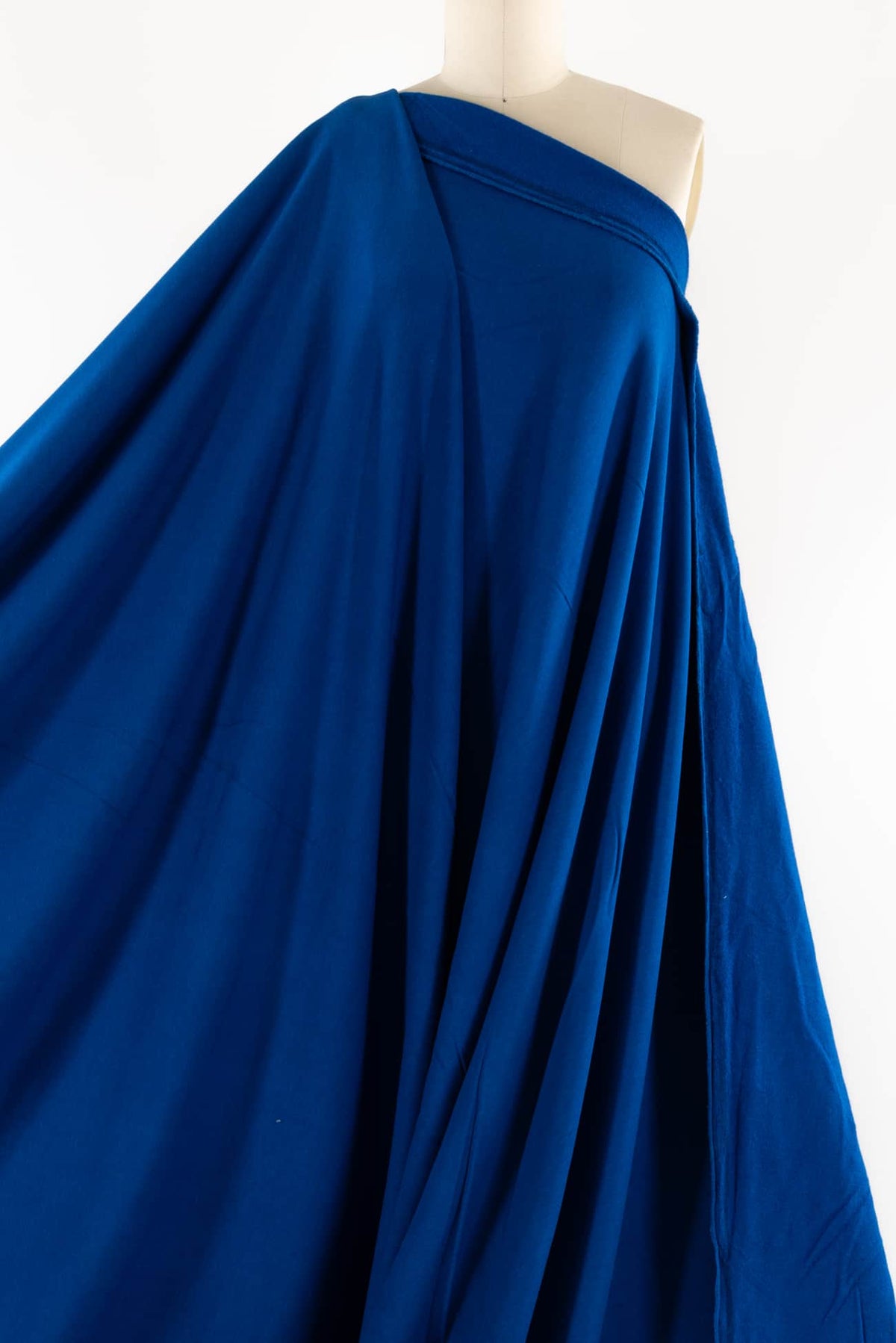 Klein Blue Bamboo/Cotton Fleece Knit