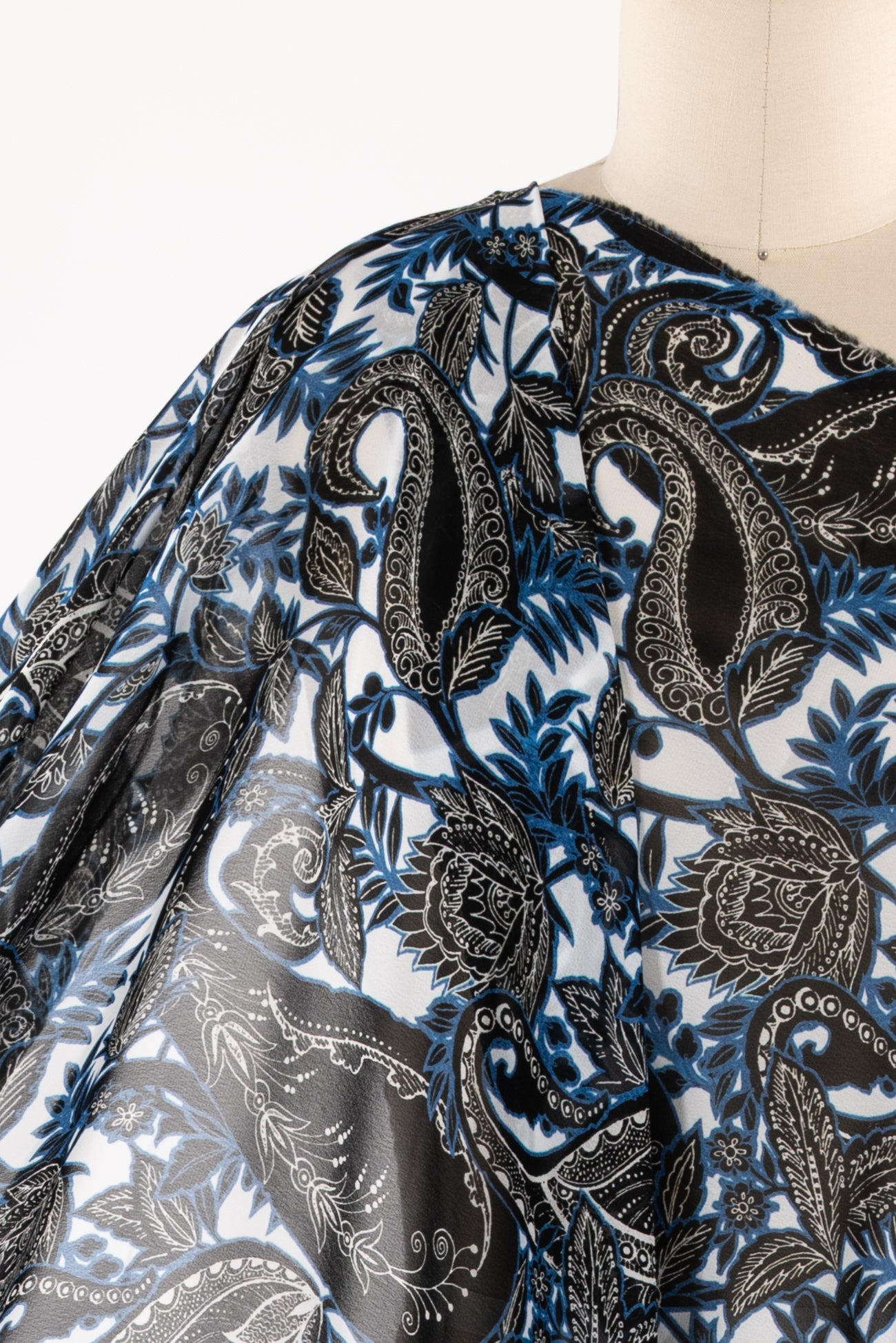 Palazzo Paisley Viscose Georgette Woven