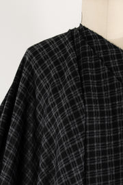 Lady Gray Plaid USA Double Knit