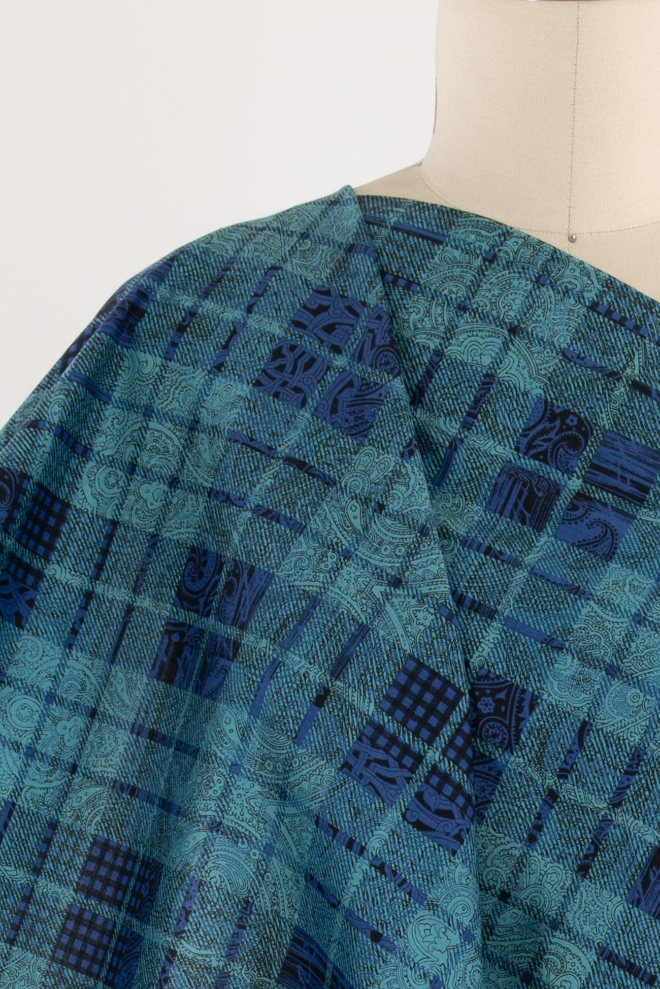 Lagoon Plaid Cotton Woven