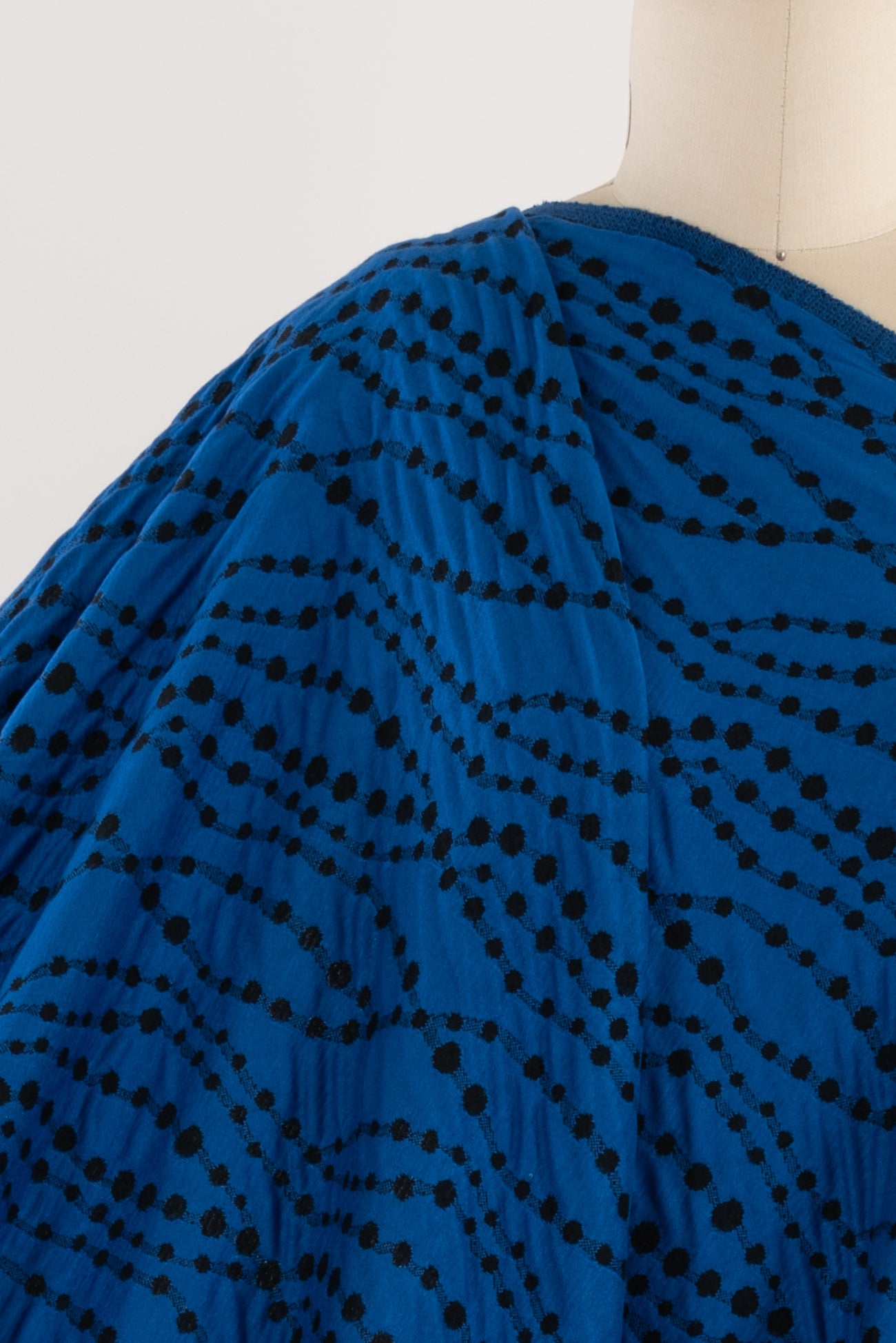 Lake Superior Blue Jacquard Double Knit
