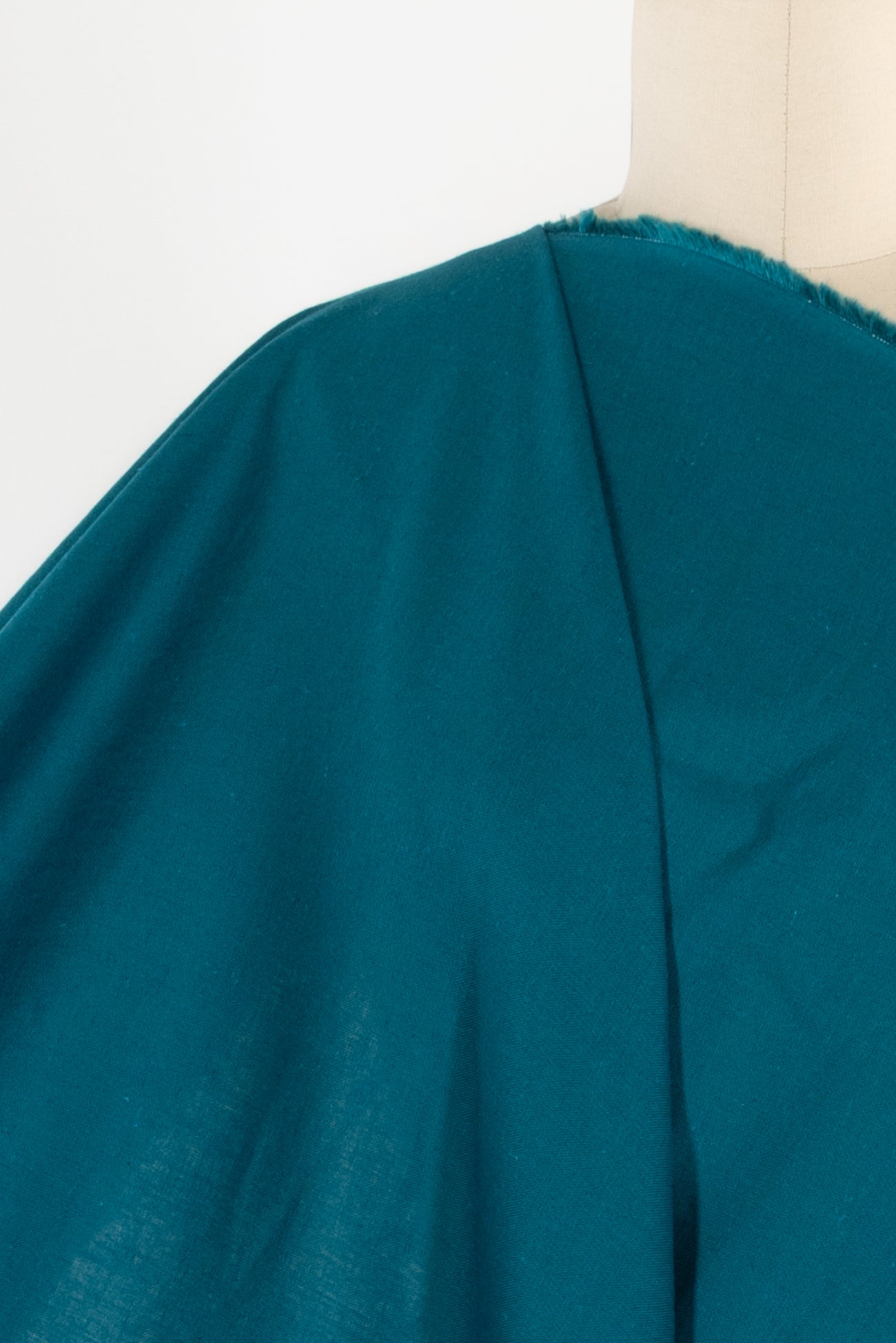 Lake Superior Teal Linen Blend Woven