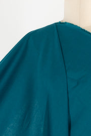 Lake Superior Teal Linen Blend Woven