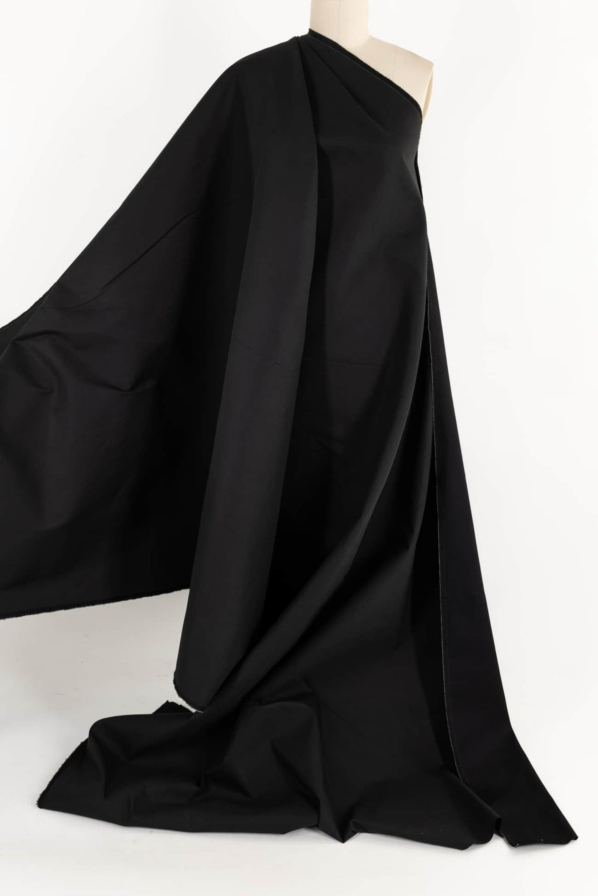 Lamp Black Stretch Denim Woven - Marcy Tilton Fabrics