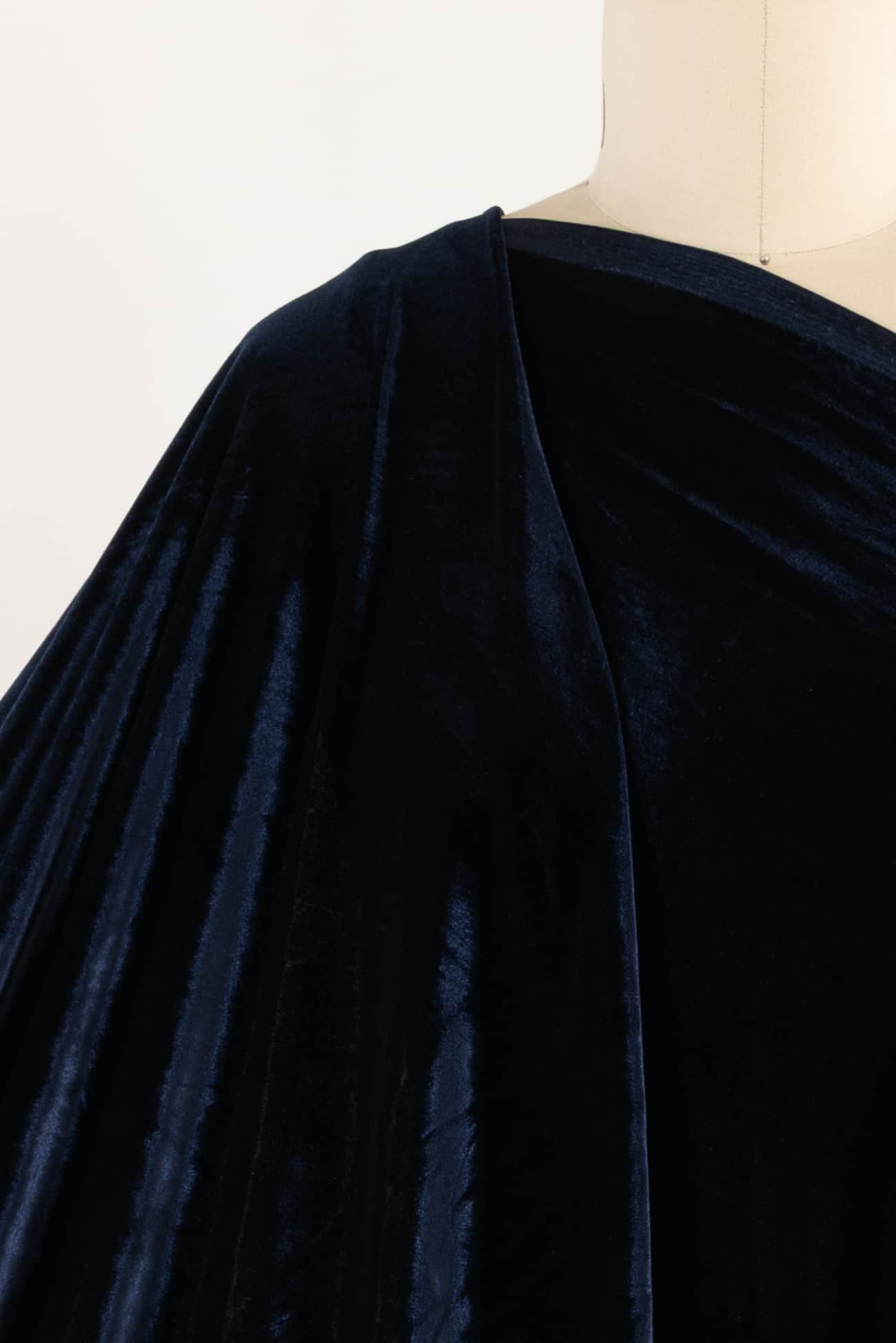 Lapis Crushed Velvet Knit