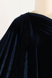 Lapis Crushed Velvet Knit