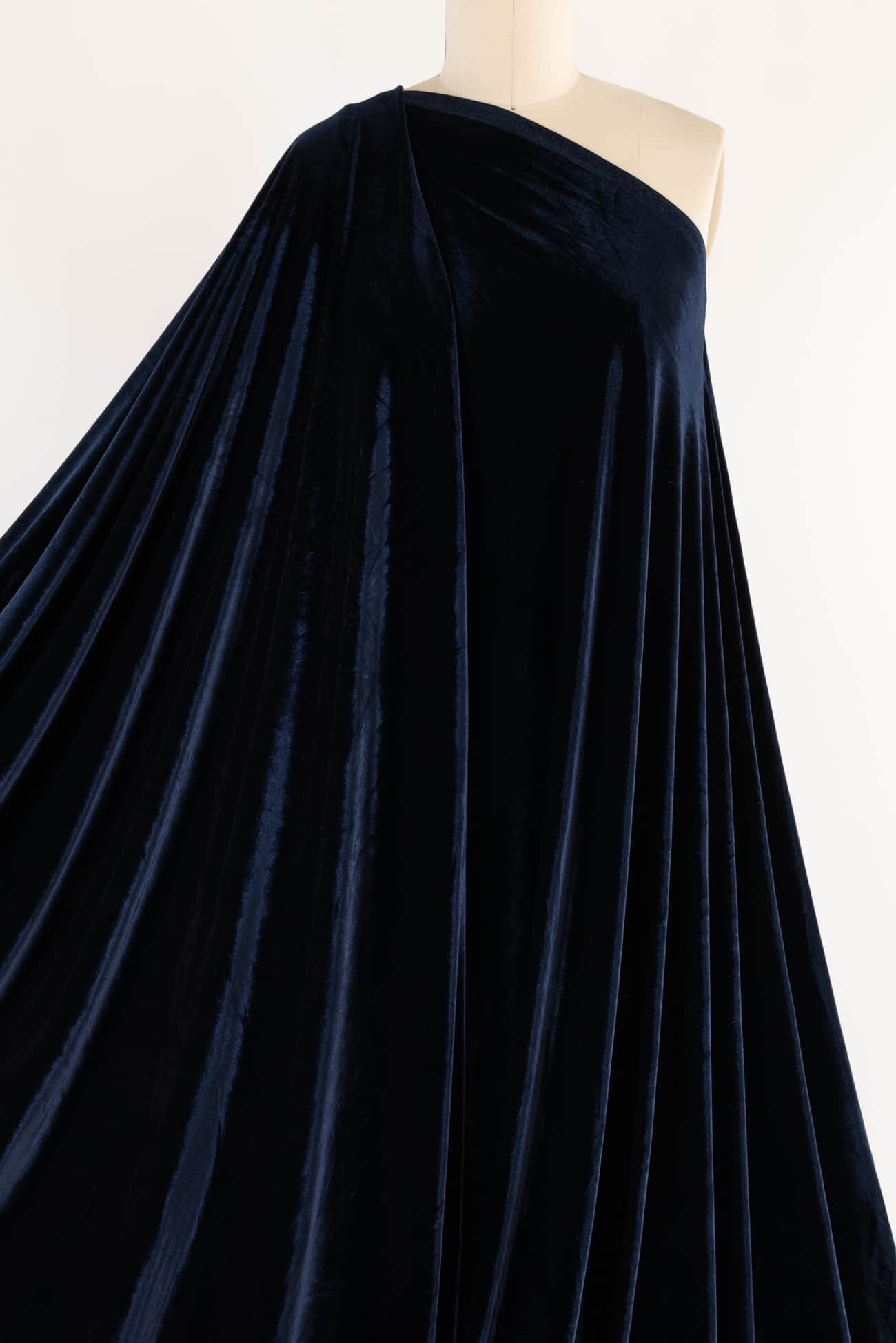 Lapis Crushed Velvet Knit