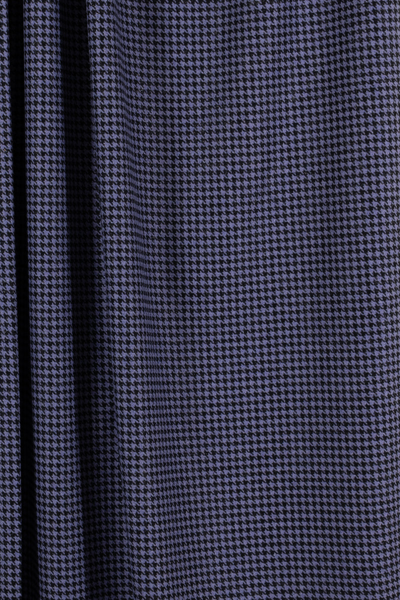 Lavender Houndstooth Italian Wool/Lurex woven