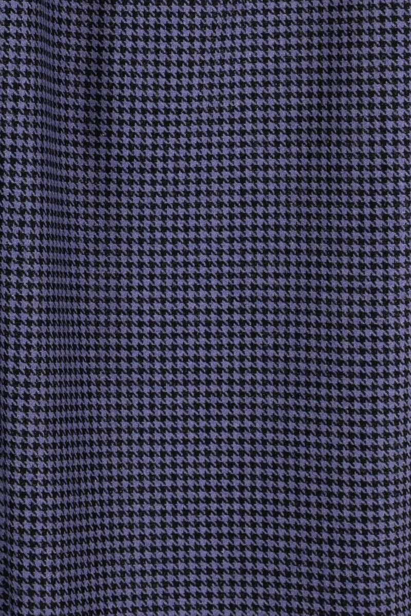 Lavender Houndstooth Italian Wool/Lurex woven