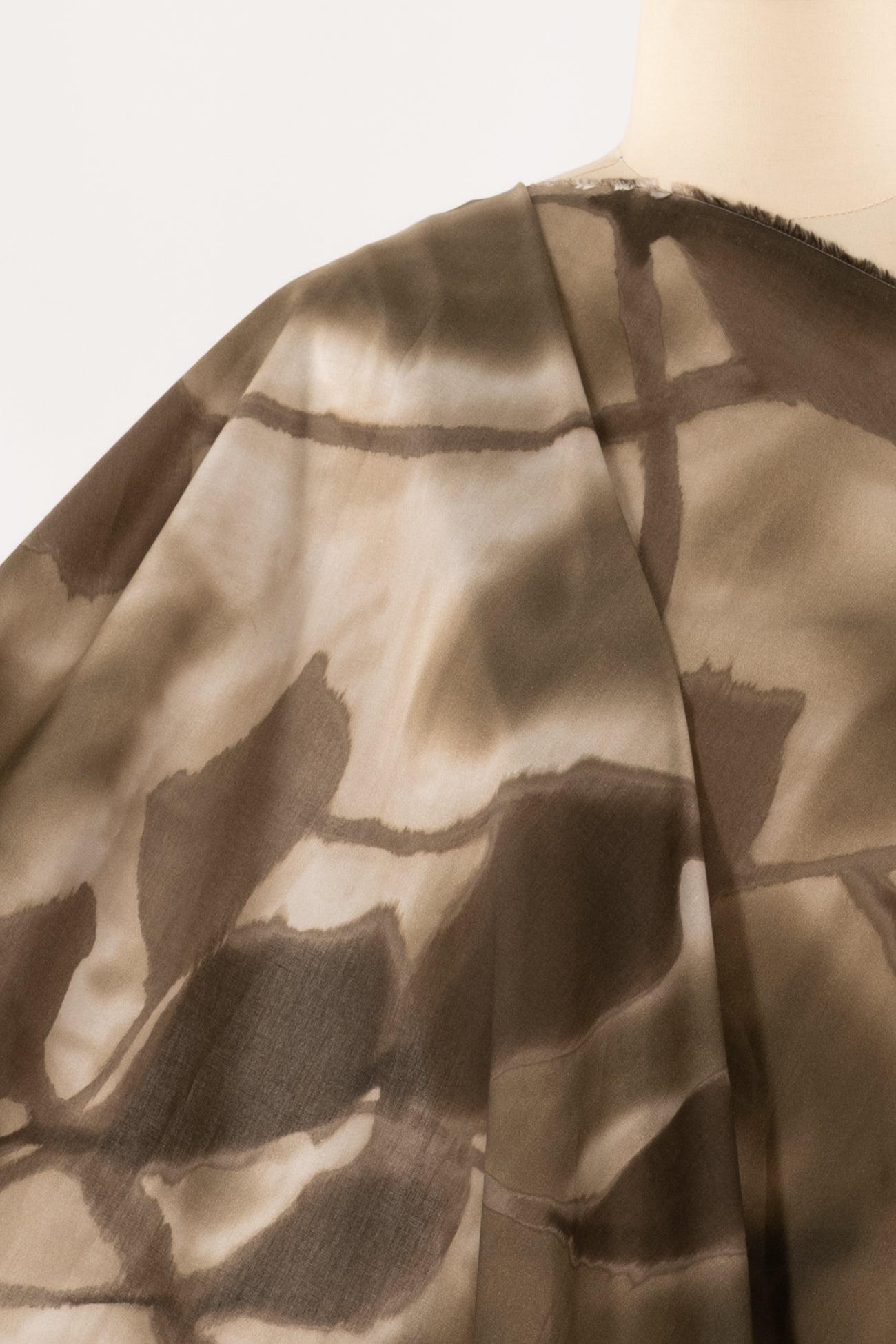 Leafy Silhouette Italian Cotton Woven