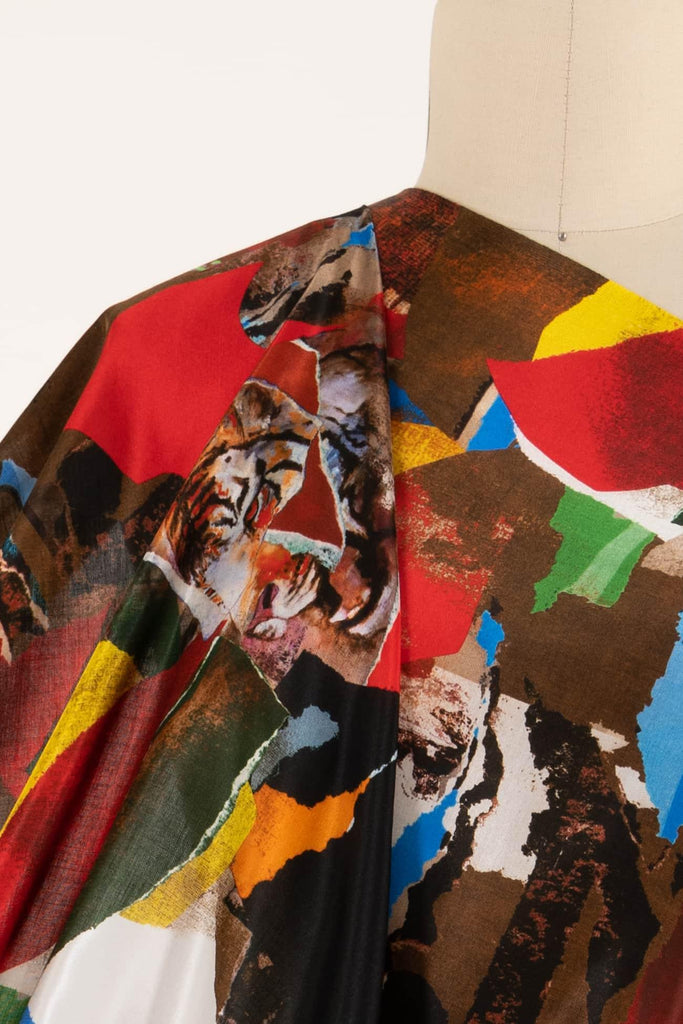 Lee Krasner Italian Silk/Viscose Woven - Marcy Tilton Fabrics
