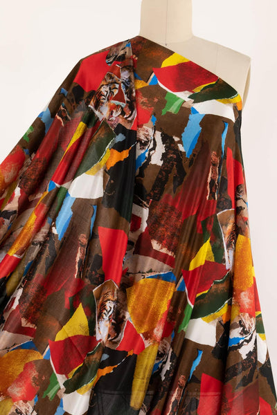 Lee Krasner Italian Silk/Viscose Woven - Marcy Tilton Fabrics