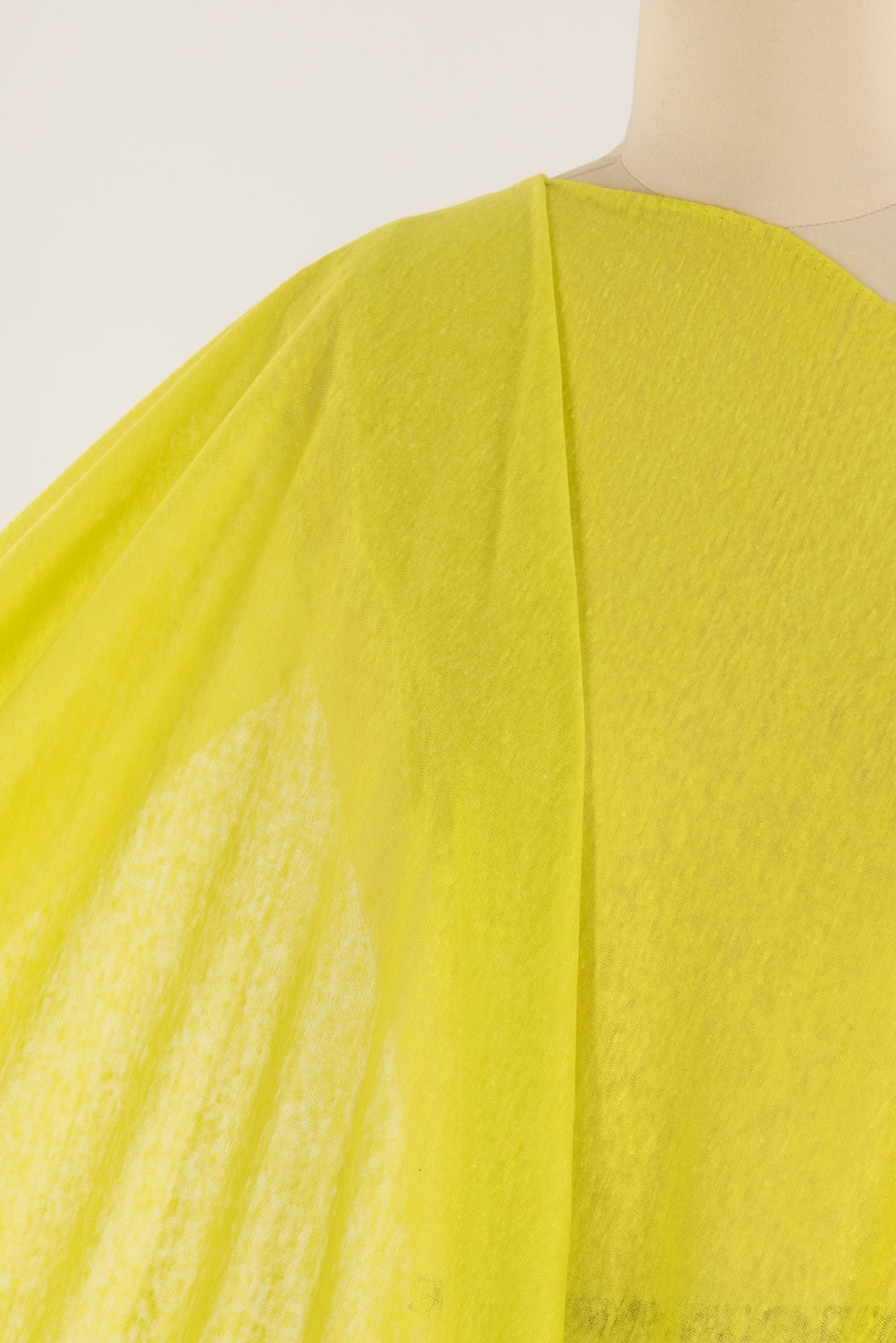 Lemon Yellow Linen Knit