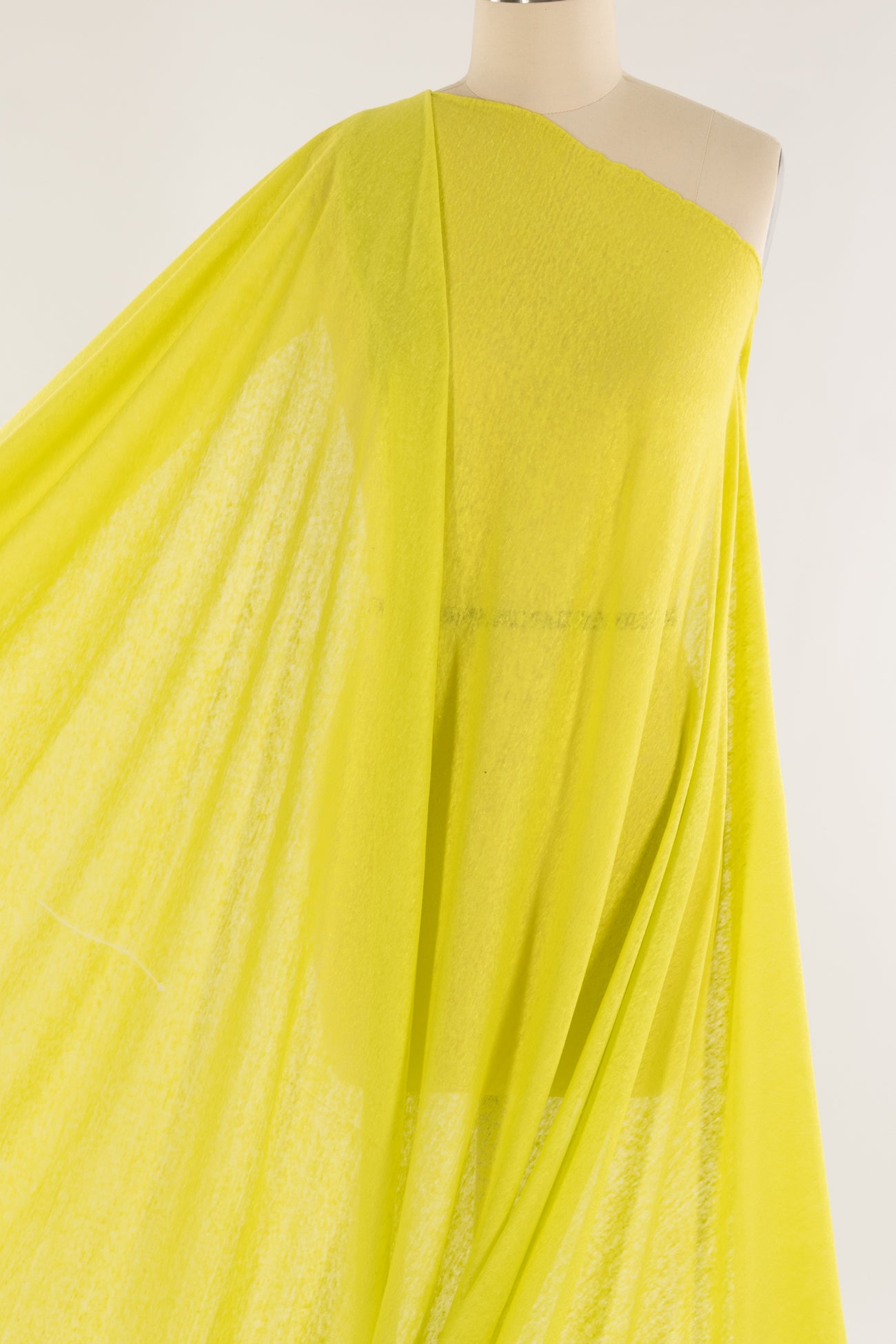 Lemon Yellow Linen Knit