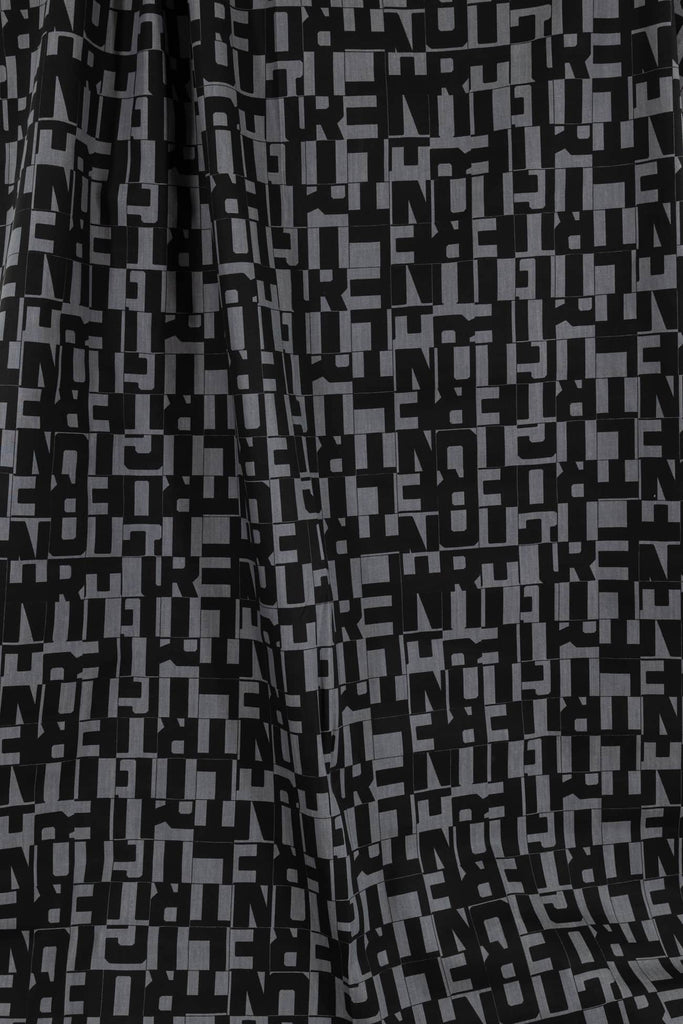 Letter Box Denim Woven - Marcy Tilton Fabrics