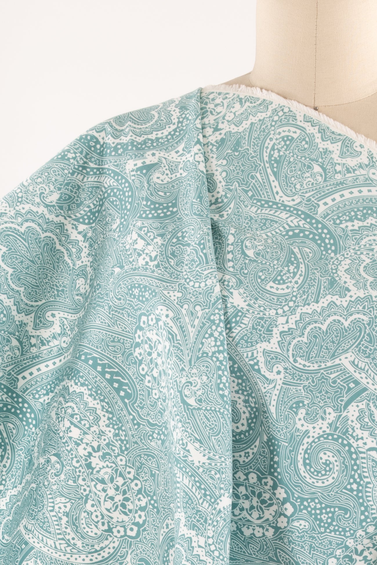 Life Aquatic Paisley Stretch Cotton Woven