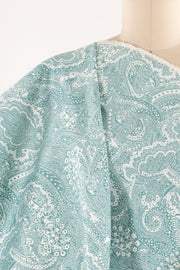 Life Aquatic Paisley Stretch Cotton Woven