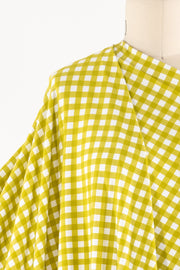 Limeade Checks Danish Cotton Knit