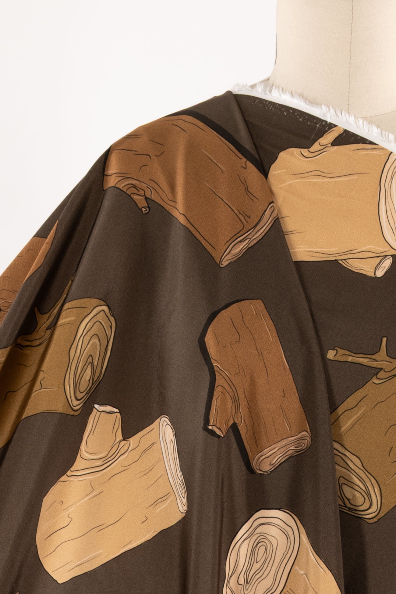 Log Jamboree Italian Viscose Woven