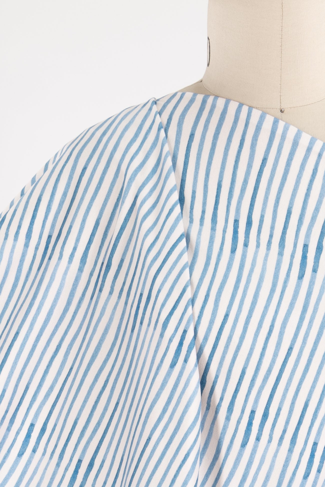 Lucca Stripe Danish Cotton/Spandex Knit