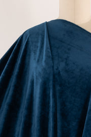 Lush Sapphire Velour Knit