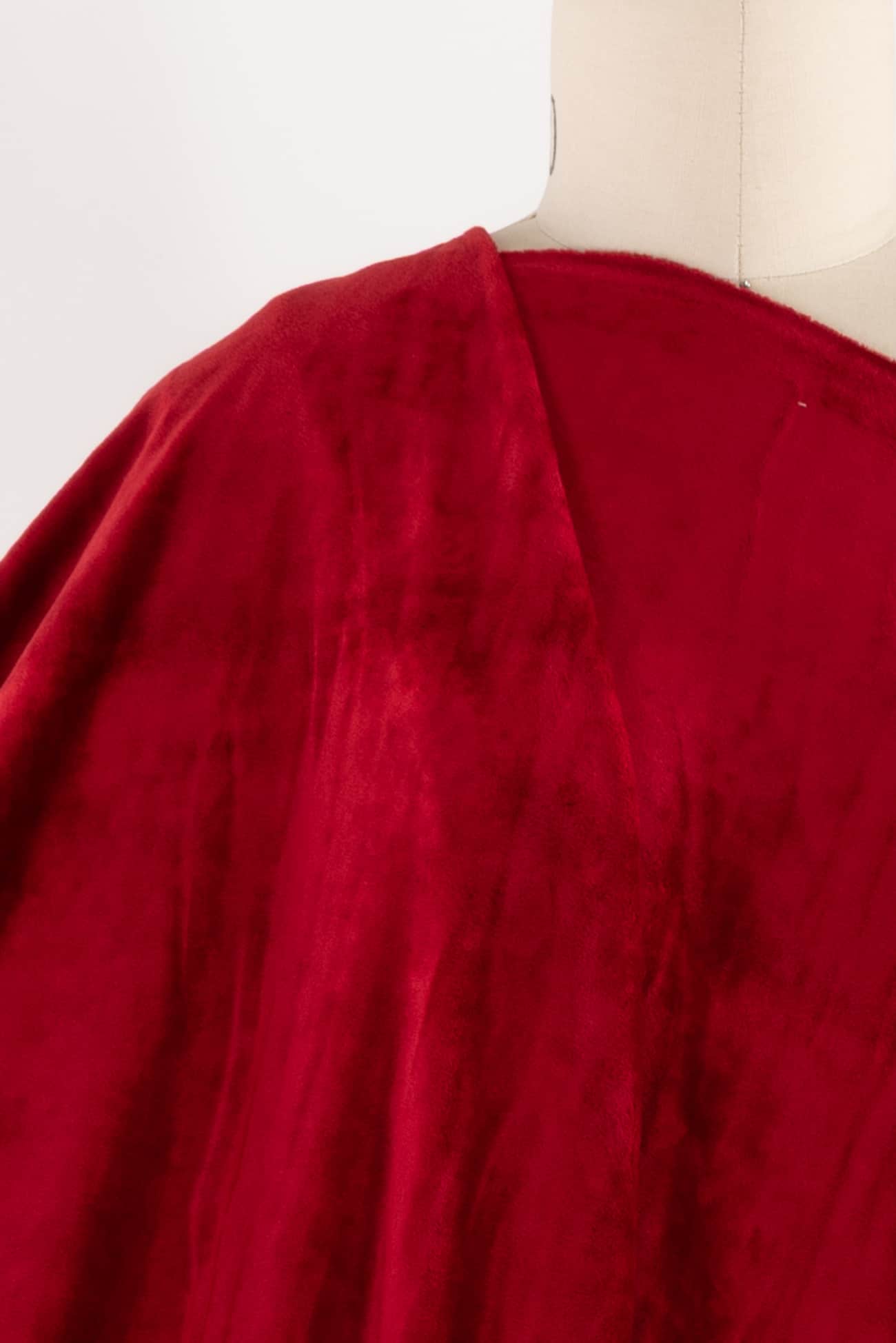 Lush Ruby Velour Knit