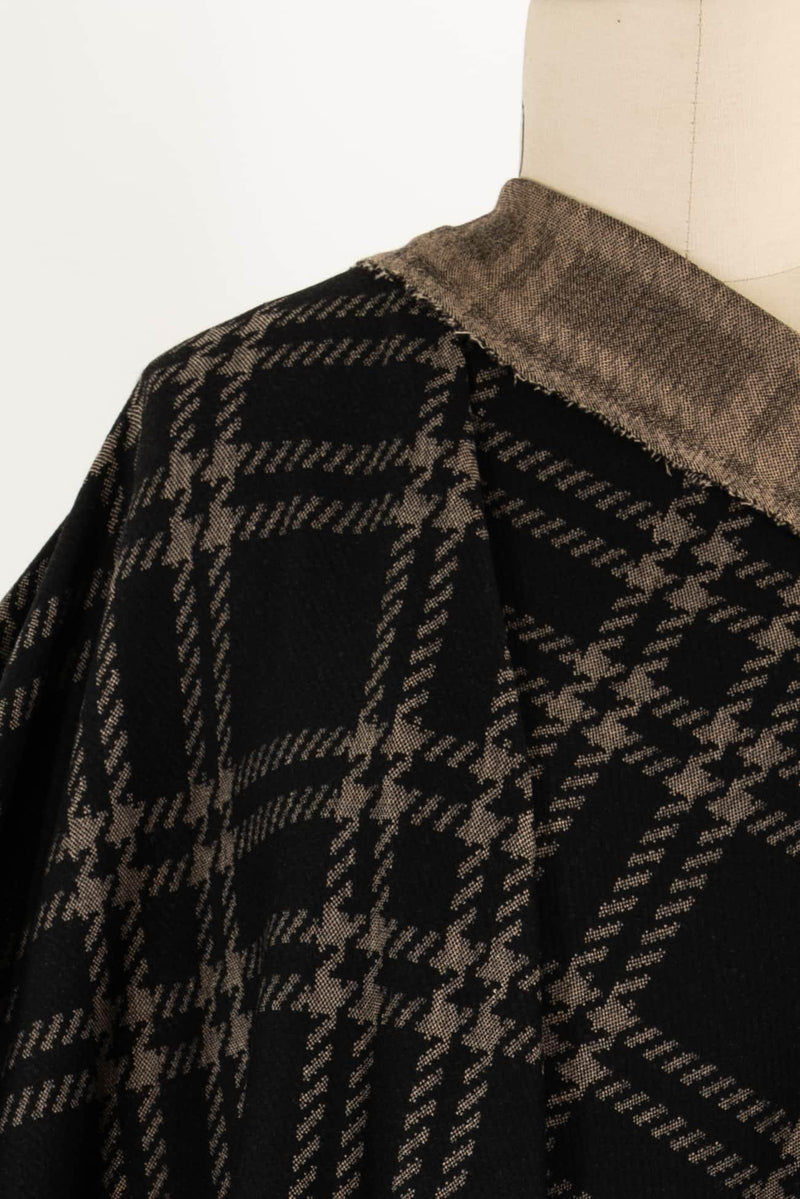 Madison Plaid Italian Double Knit - Marcy Tilton Fabrics