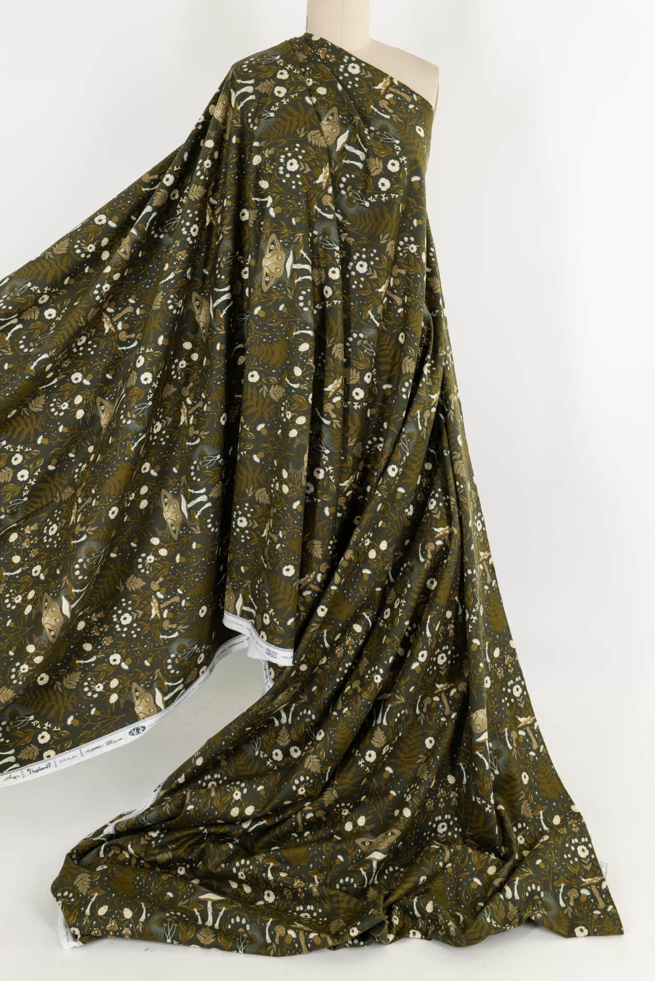 Magic Forest Cotton Flannel Woven - Marcy Tilton Fabrics