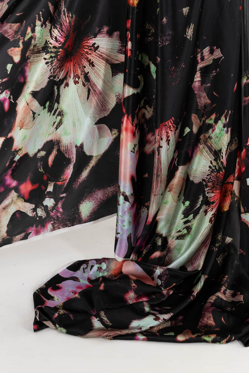 Magnificent Blooms Italian Silk Woven