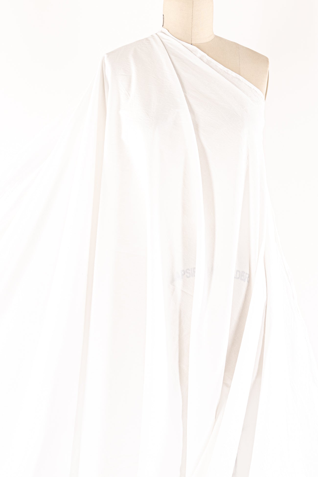 Marshmallow White Crushed Cotton