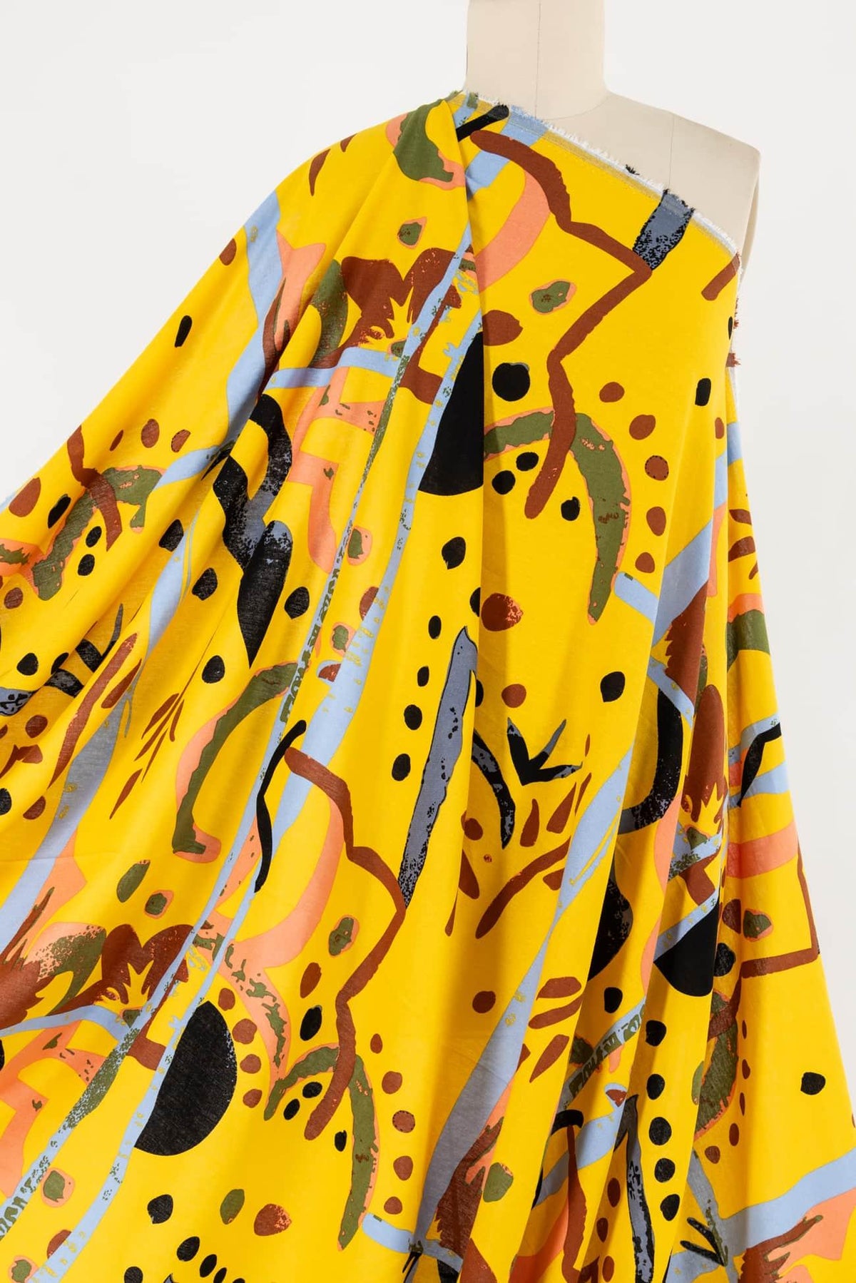 Mary Sunshine Rayon/Linen Woven - Marcy Tilton Fabrics
