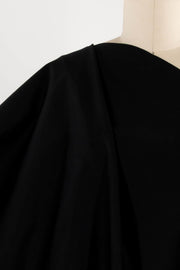 Matte Black Denim Woven