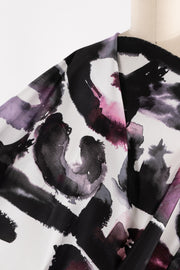 McQueen Graffiti Italian Poly Faille Woven