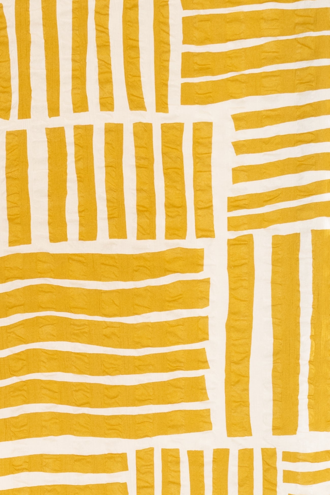 Mellow Yellow Japanese Cotton Seersucker Woven