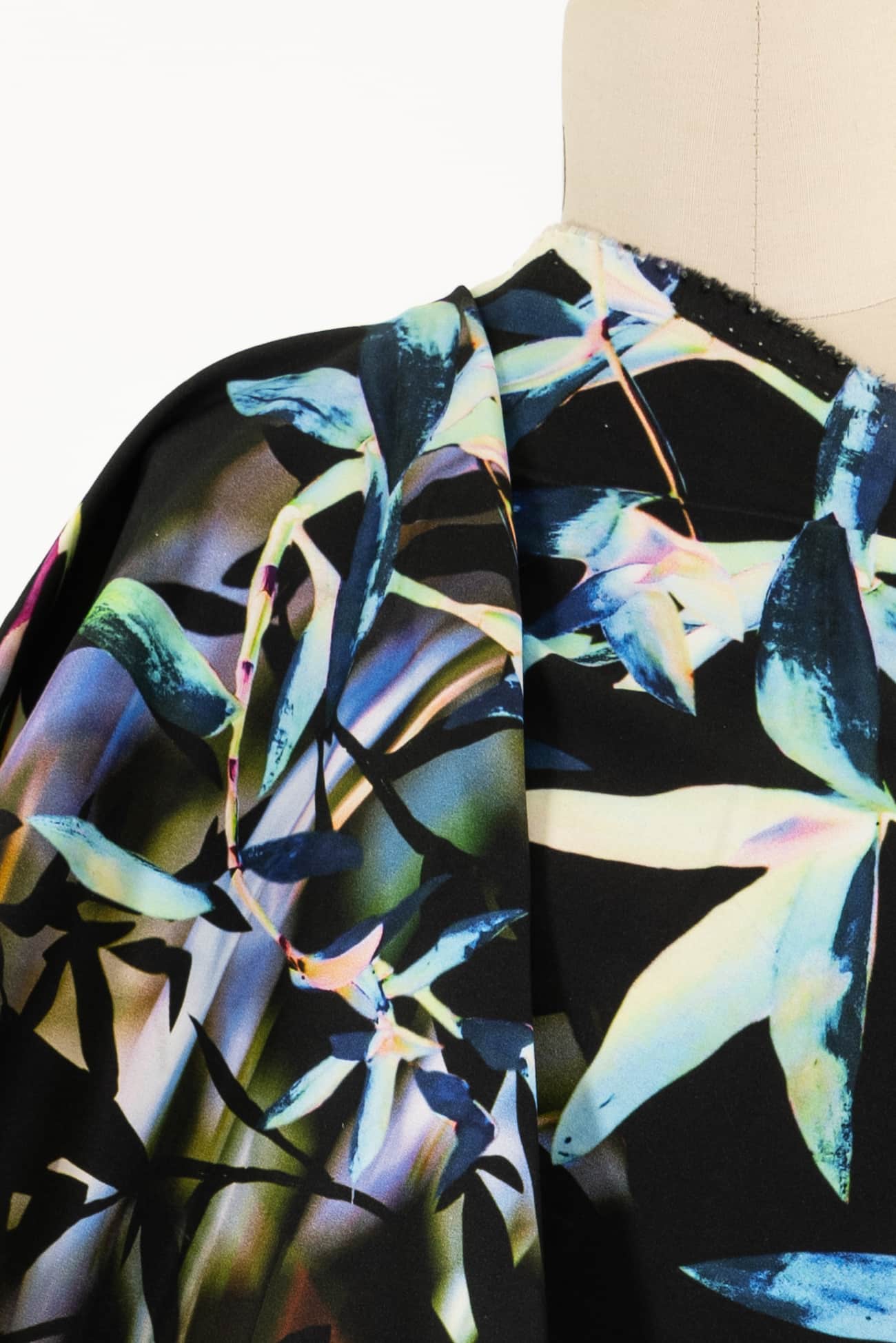 Midnight In The Garden Stretch Cotton Woven - Marcy Tilton Fabrics