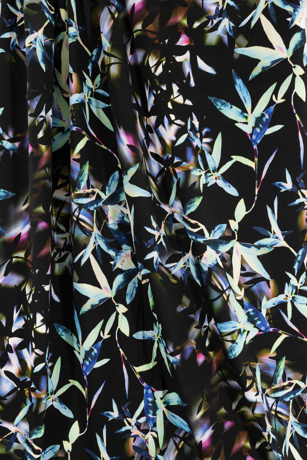 Midnight In The Garden Stretch Cotton Woven - Marcy Tilton Fabrics