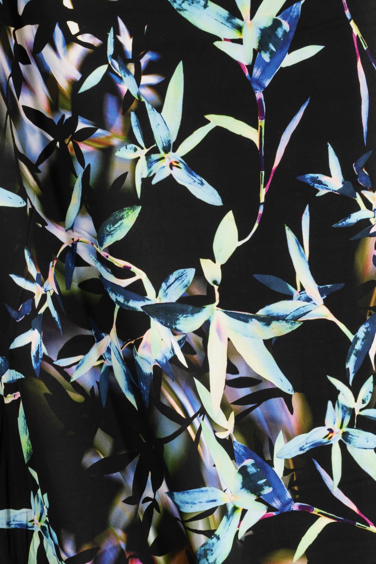 Midnight In The Garden Stretch Cotton Woven - Marcy Tilton Fabrics