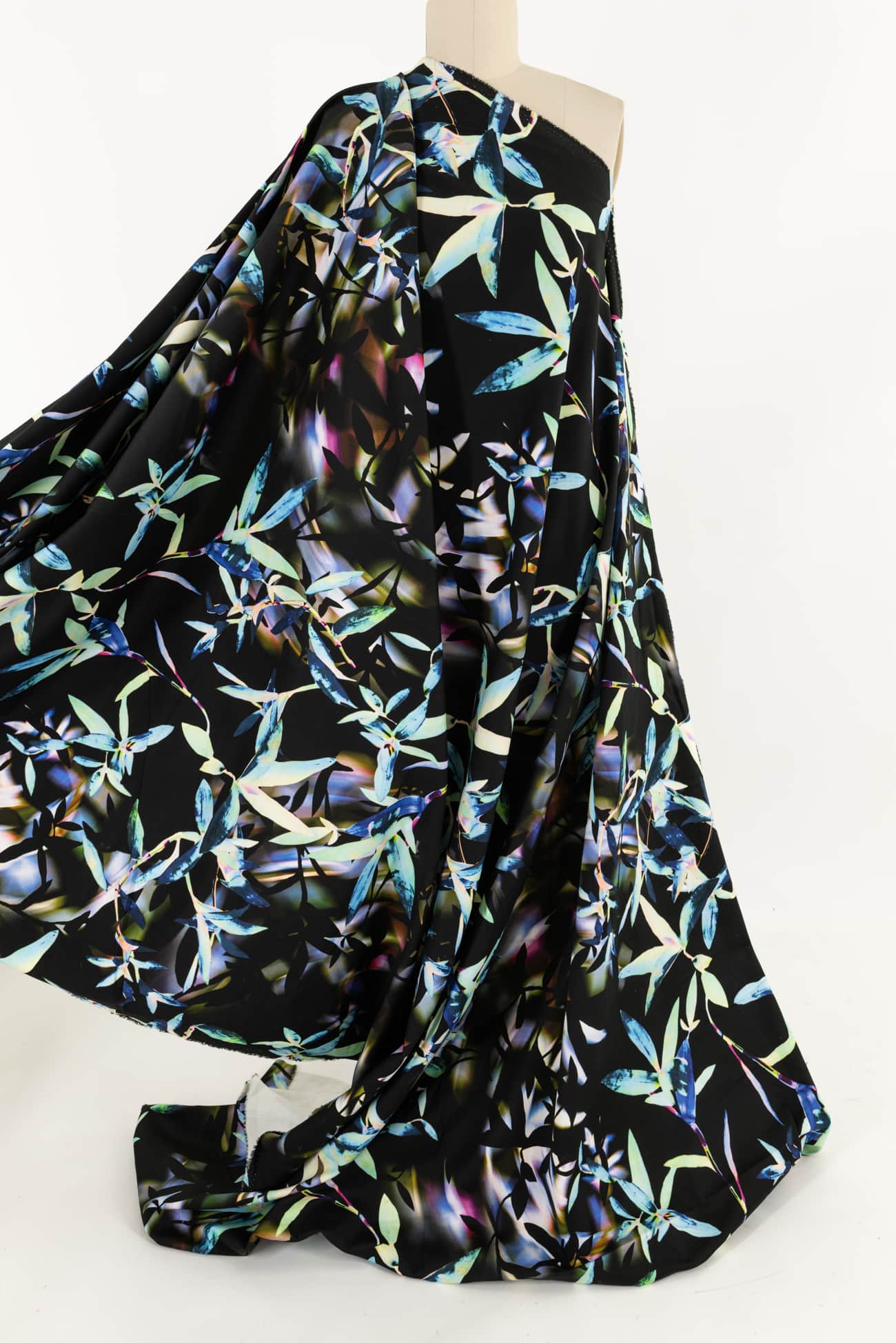 Midnight In The Garden Stretch Cotton Woven - Marcy Tilton Fabrics