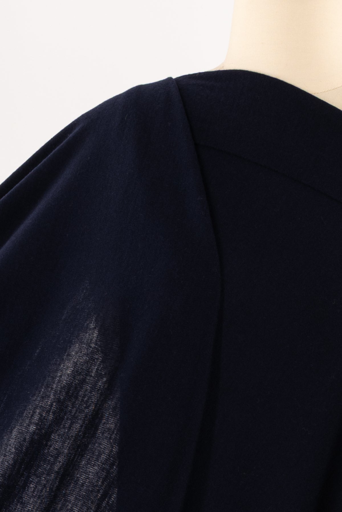 Midnight Navy Italian Wool Sweater Knit