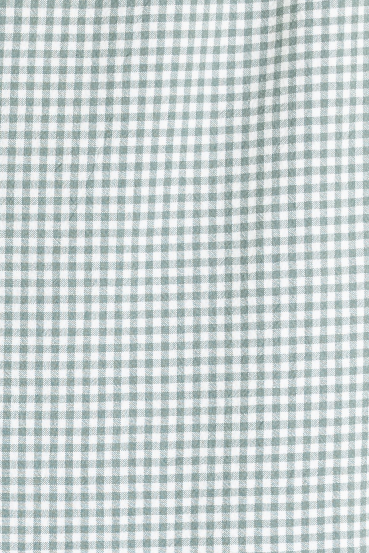 Minty Checks Organic Cotton Woven