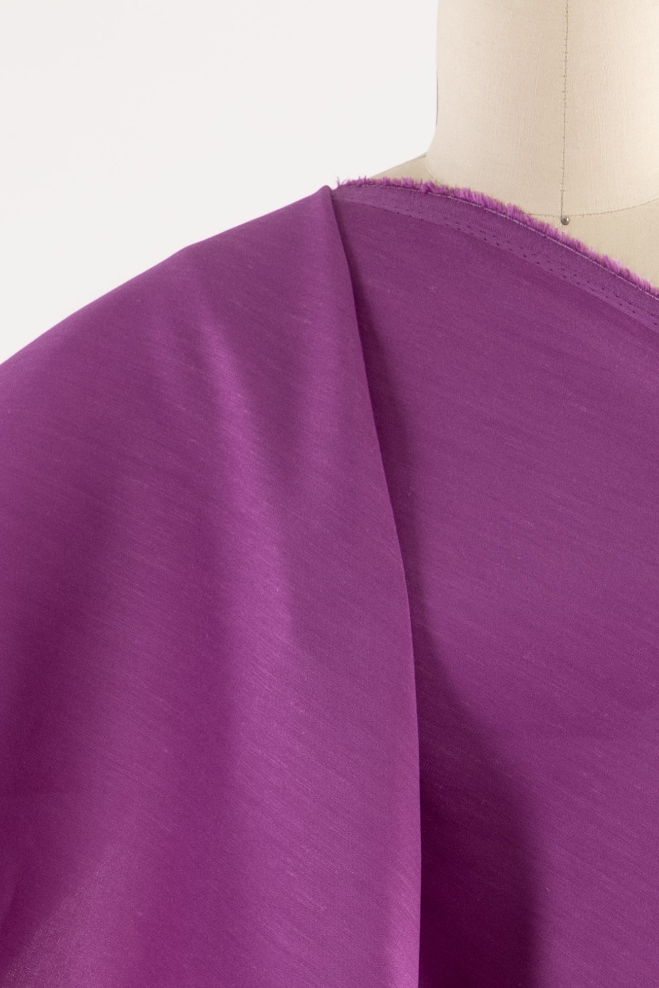Missy Magenta Euro Stretch Linen Woven